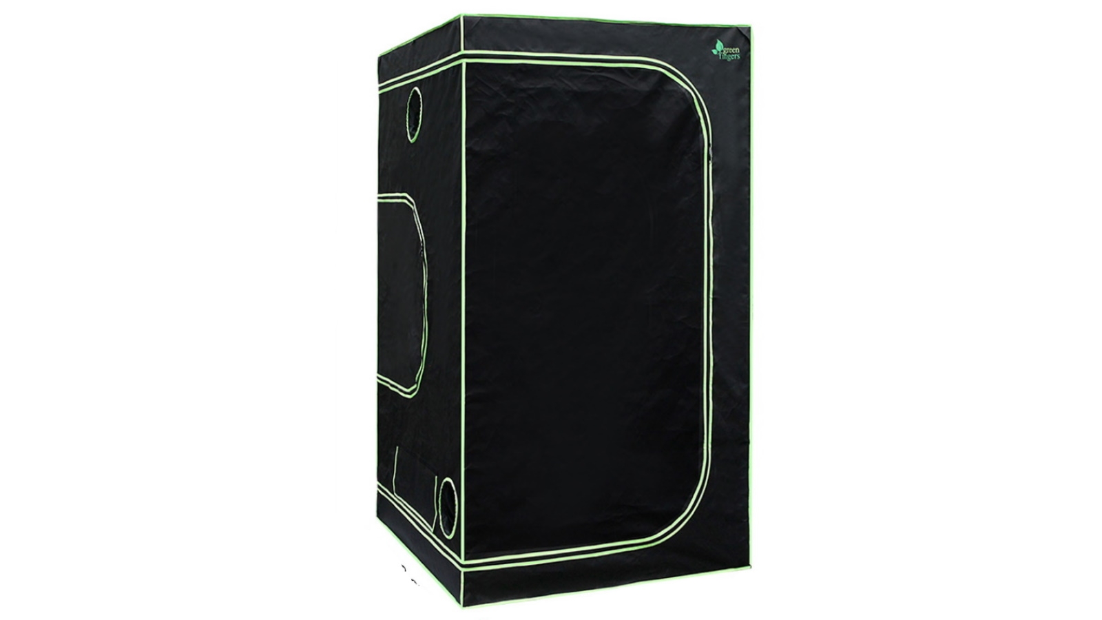Green Fingers Weather Proof Lightweight Grow Tent - Black/Green