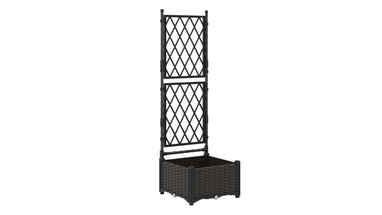 Costway Raised Garden Bed with Climbing Trellis