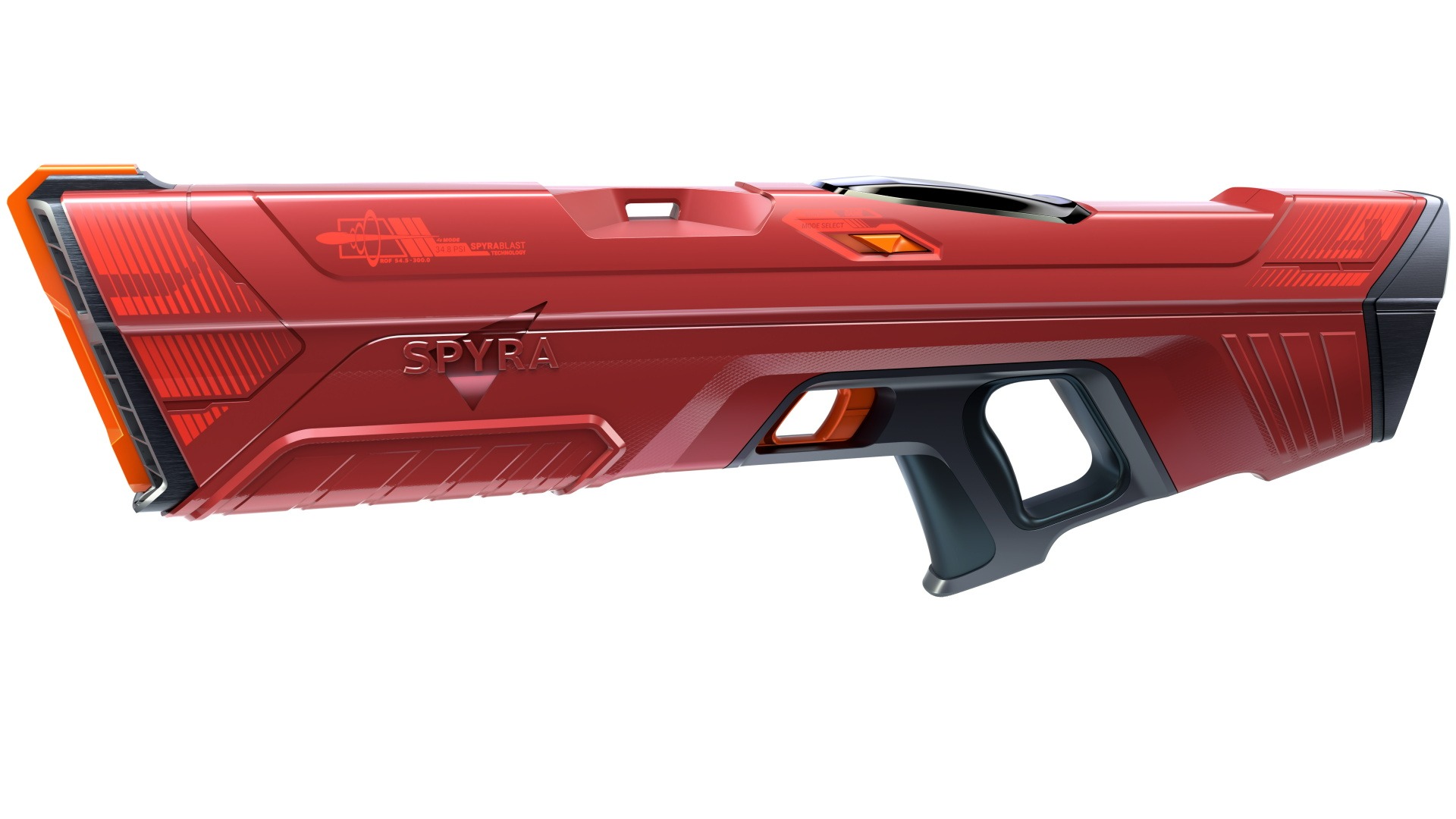 SpyraFour Electric Water Blaster - Red