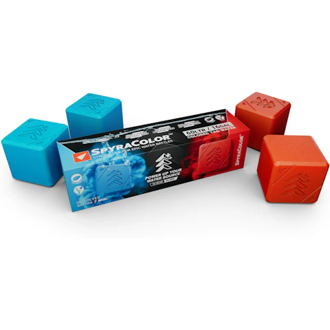 SpyraColors Water Blaster Dye - Red/Blue