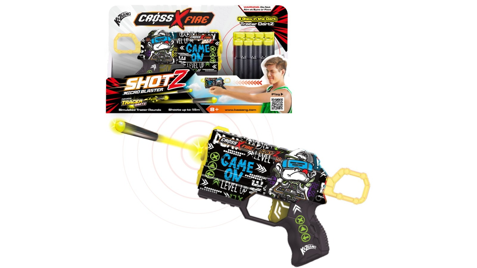 Kazaang CrossXFire ShotZ Game On Mini Blaster