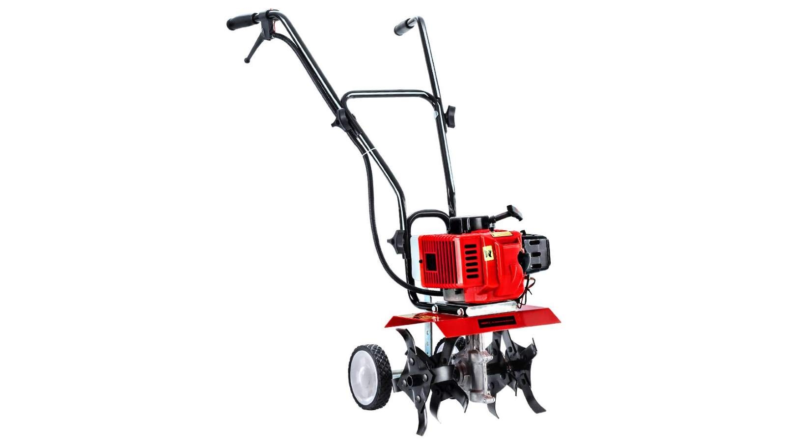 Giantz 82cc Garden Cultivator Tiller Petrol Rotary Hoe 16 Tines Rototiller Harvey Norman