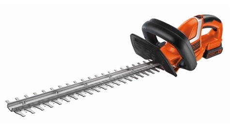 Black Decker 45cm 18V Li-ion Hedge Trimmer Orange Harvey Norman