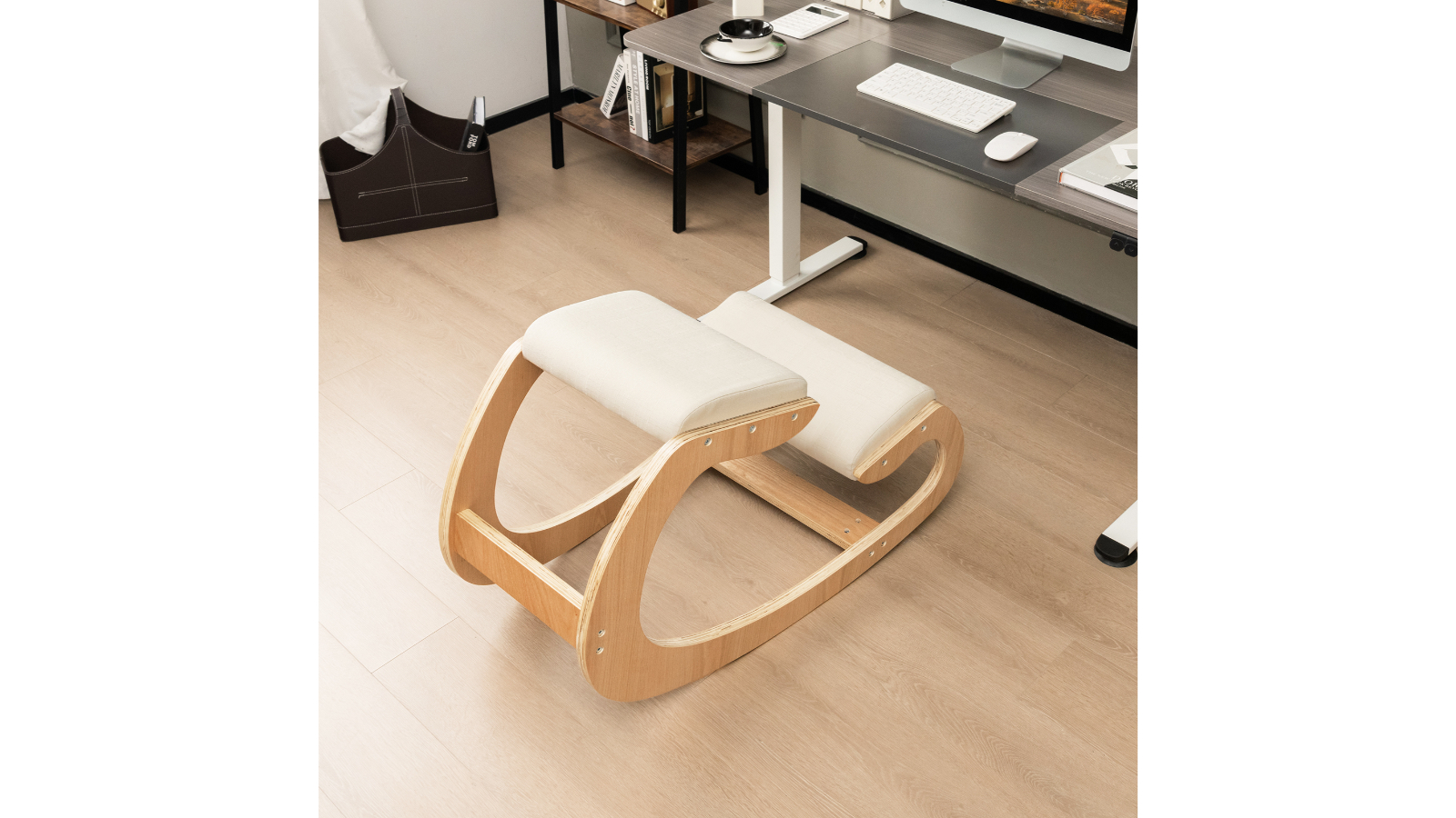 Costway Ergonomic Kneeling Chair with Cushion and Knee Support