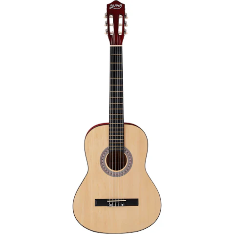 Alpha Wooden Body Nylon Classical String Guitar Gift - 39inch