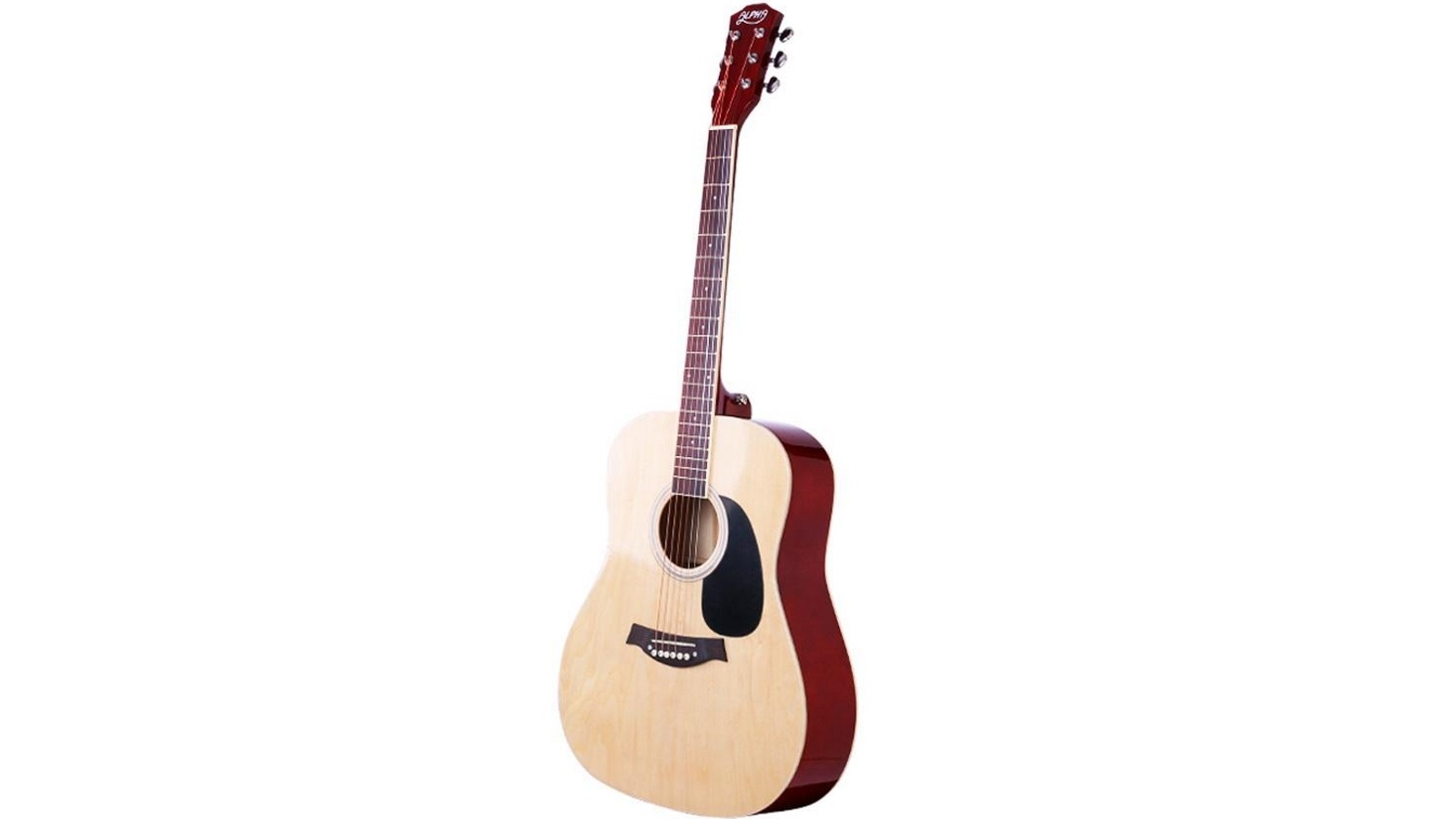 Alpha 41-Inch Wooden Acoustic Guitar - Natural