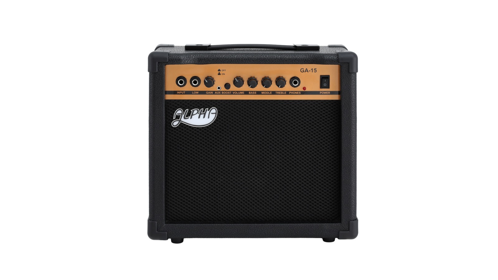Alpha 20W Portable Guitar Amplifier - Black