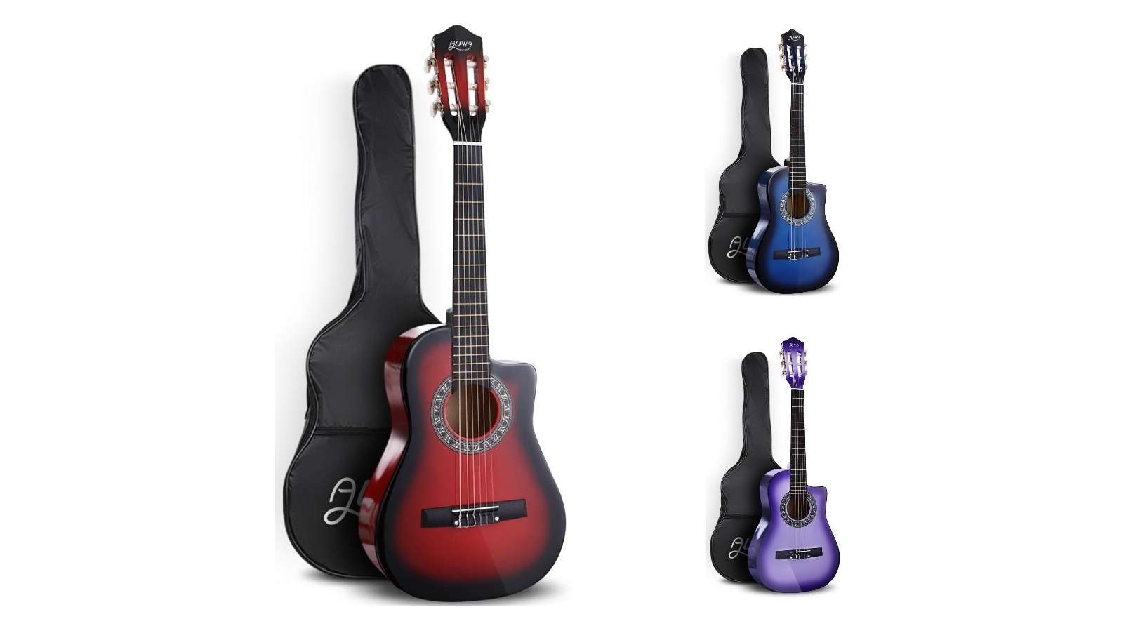 Alpha 34-inch Childrens Acoustic Guitar 