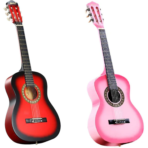 Melodic 34inch 6 Strings Tuner Cutaway Wooden Kid Acoustic Guitar