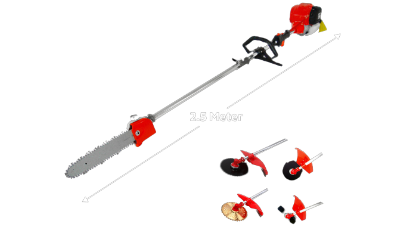 Black Eagle Honda Powered GX35 Petrol Engine Pole Chainsaw BrushCutter Whipper Snipper Saw Harvey Norman