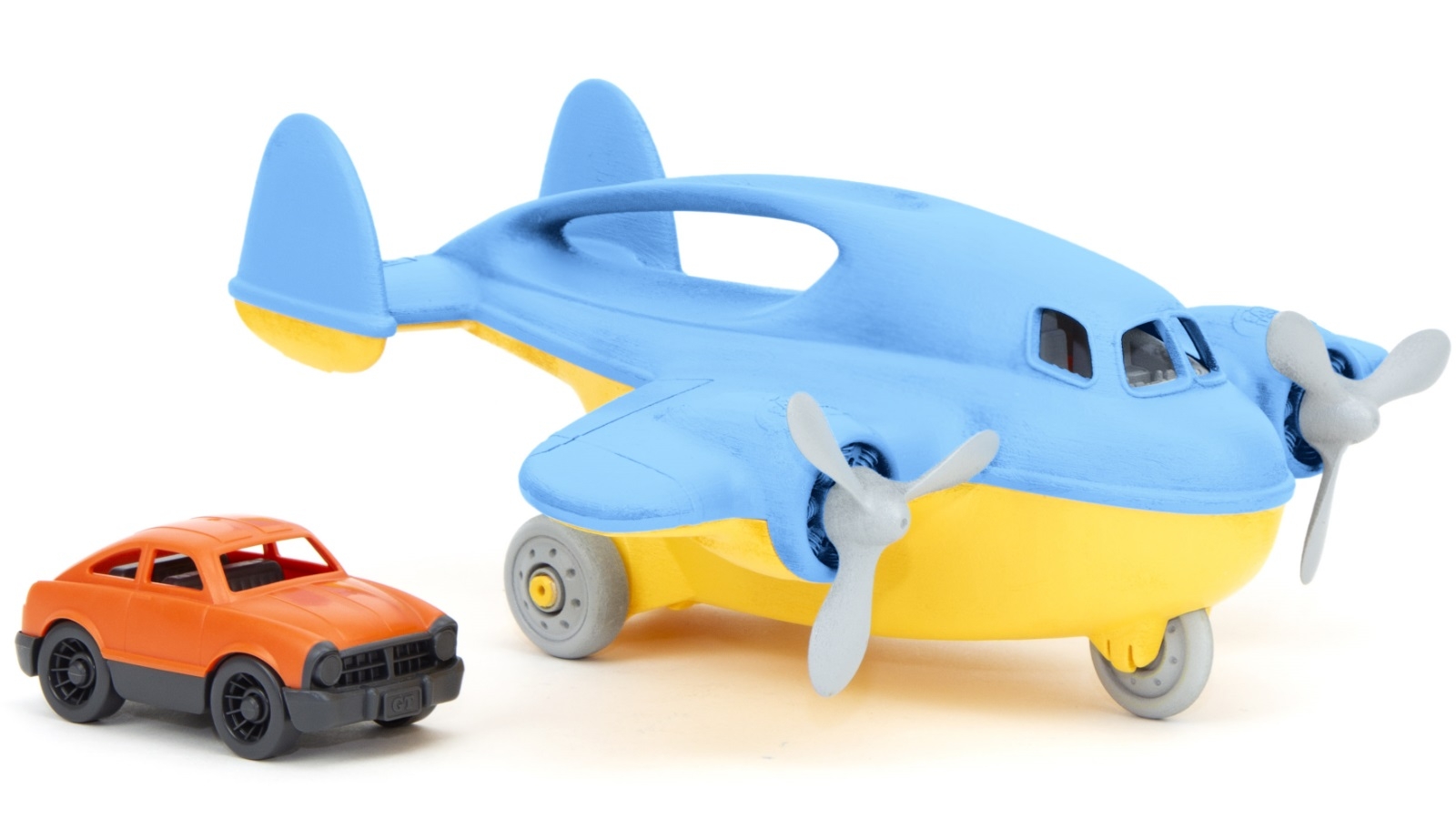 Green Toys Cargo Plane with Mini Car