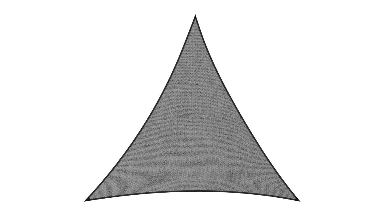 Wallaroo Grey Outdoor Shade Sail Triangle Canopy - 3.6metre