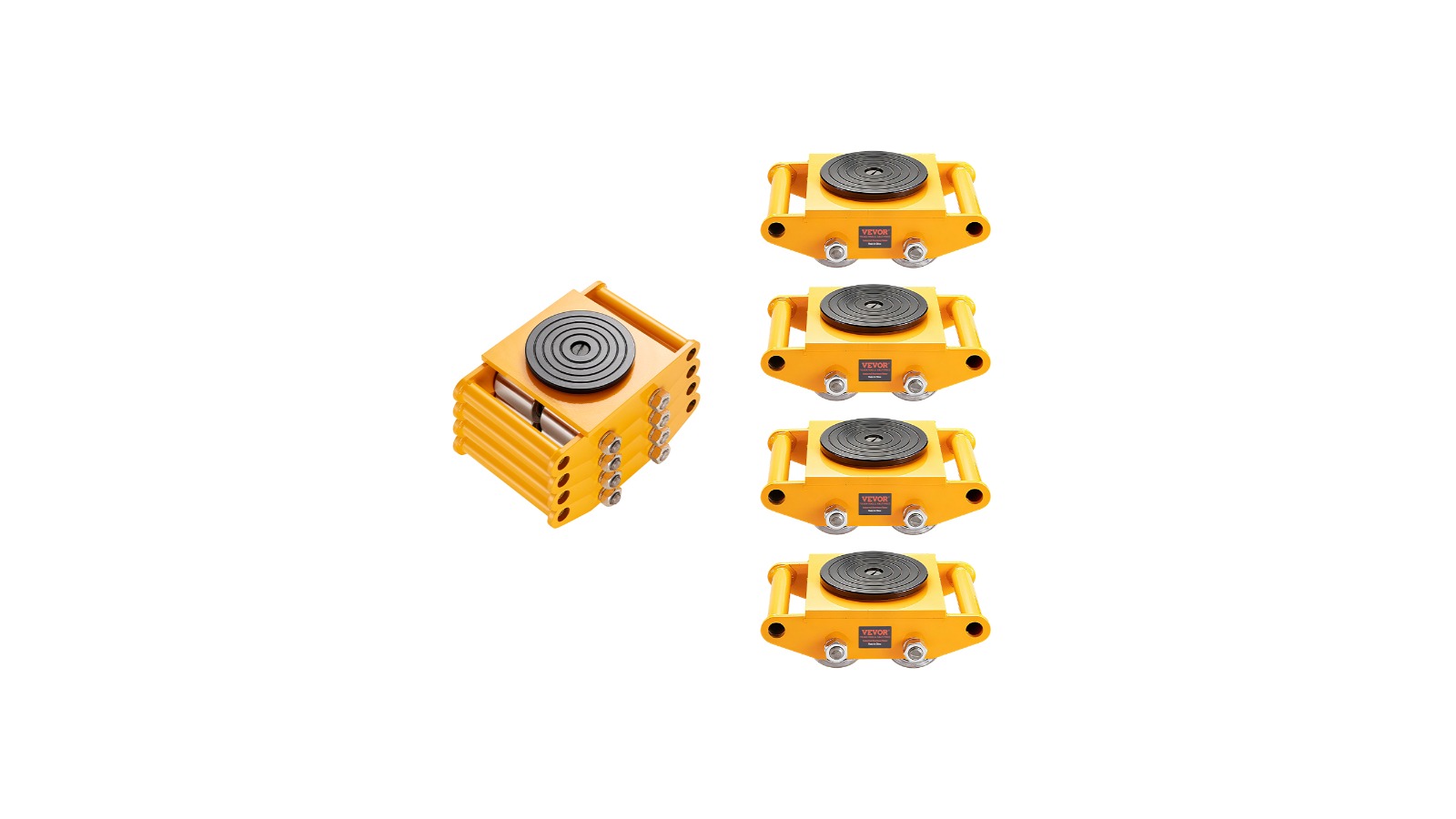 Vevor 4 Piece Machinery Skate Dolly - 12T