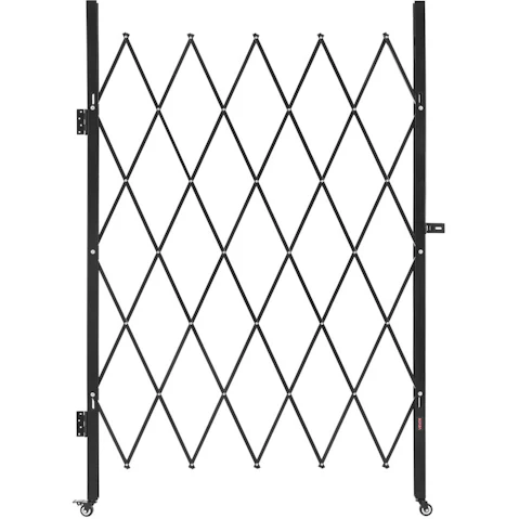 Vevor 126 x 197.5cm Single Folding Lockable Scissor Security Gate