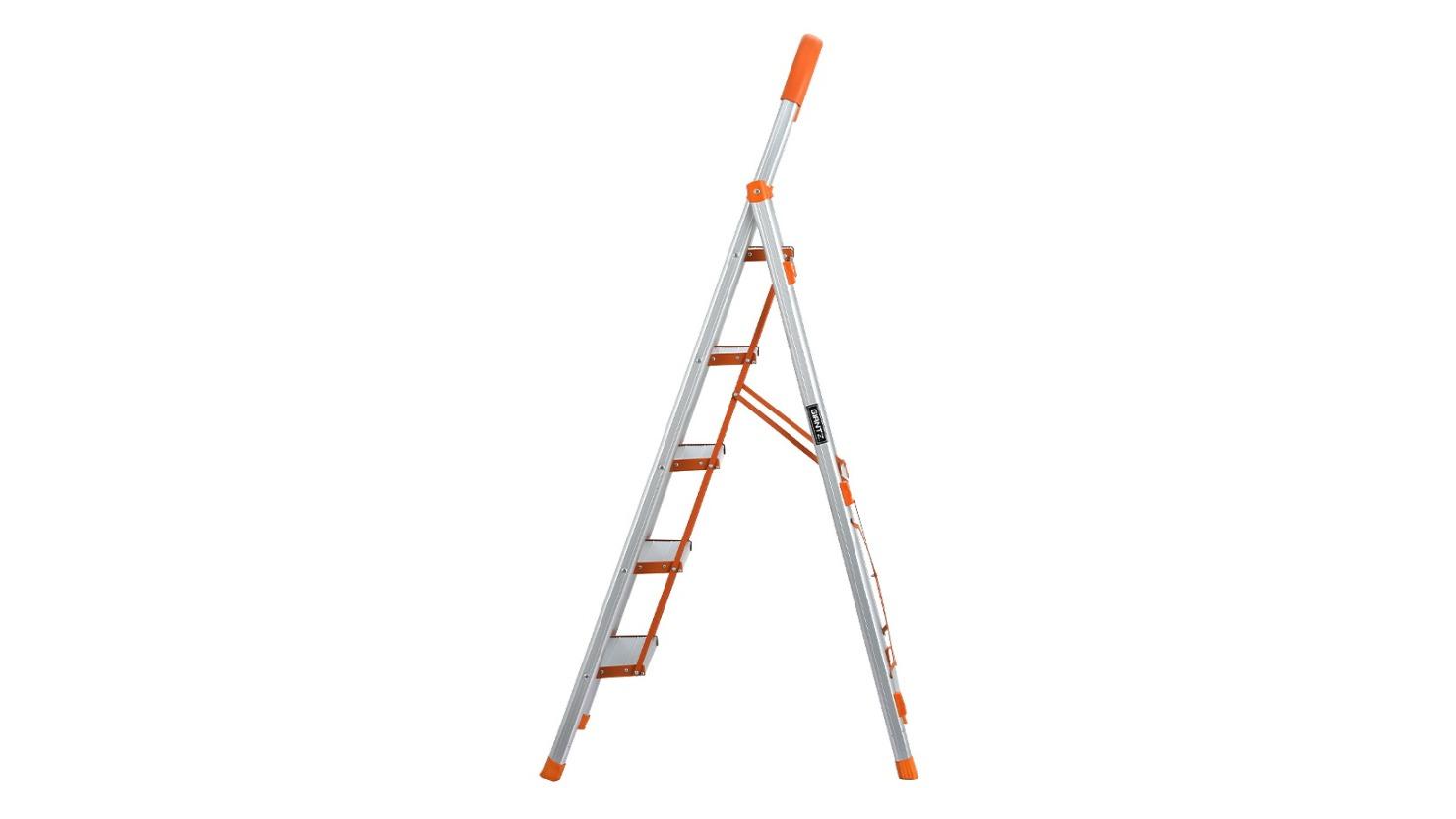 Giantz 5 Step Multi-Purpose Folding Aluminium Ladder