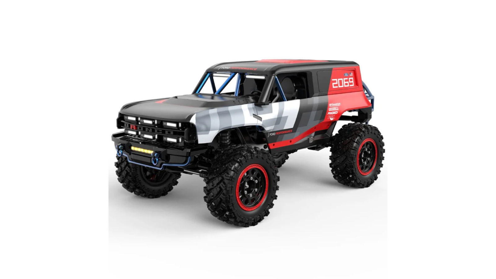 ホビーラジコン HYPER GO Ford Bronco R 1:12 MJX Hyper Go H12P 1/12 RTR Brushless Ford Bronco R RC Crawler Toy