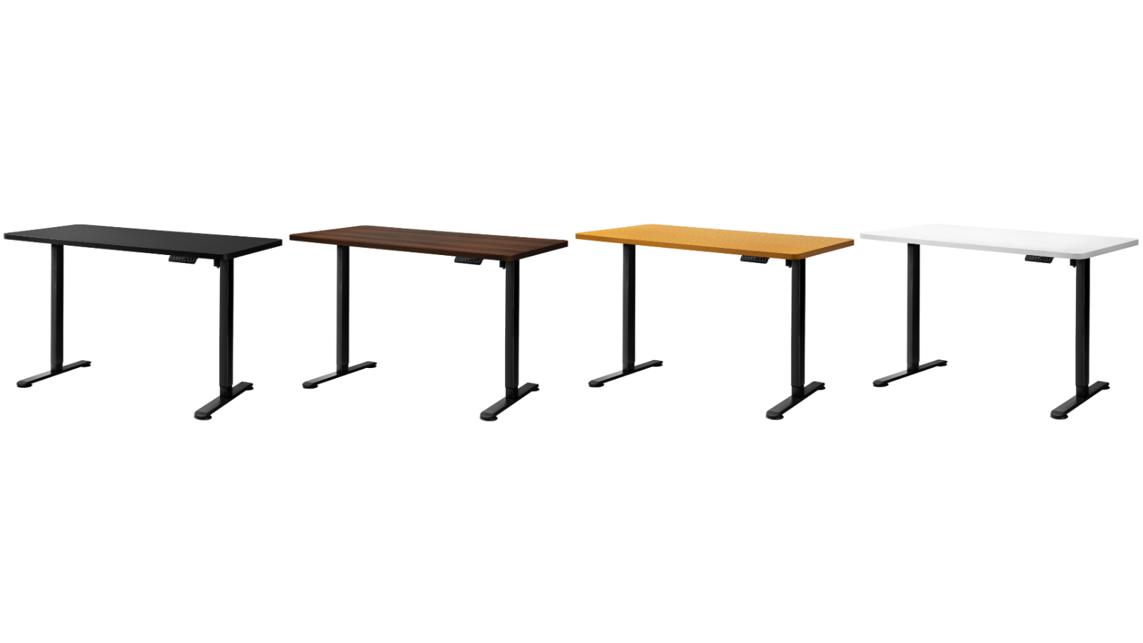 Levede 120cm Single Motor Adjustable Height Black Frame Office Desk