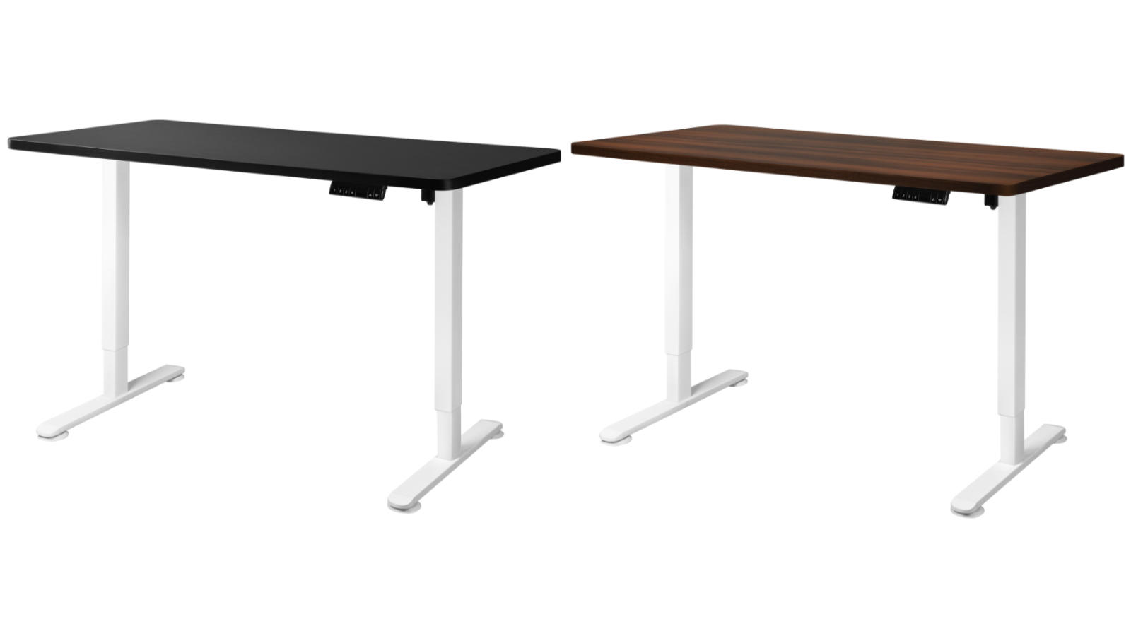 Levede 140cm Single Motor Adjustable Height White Frame Office Desk