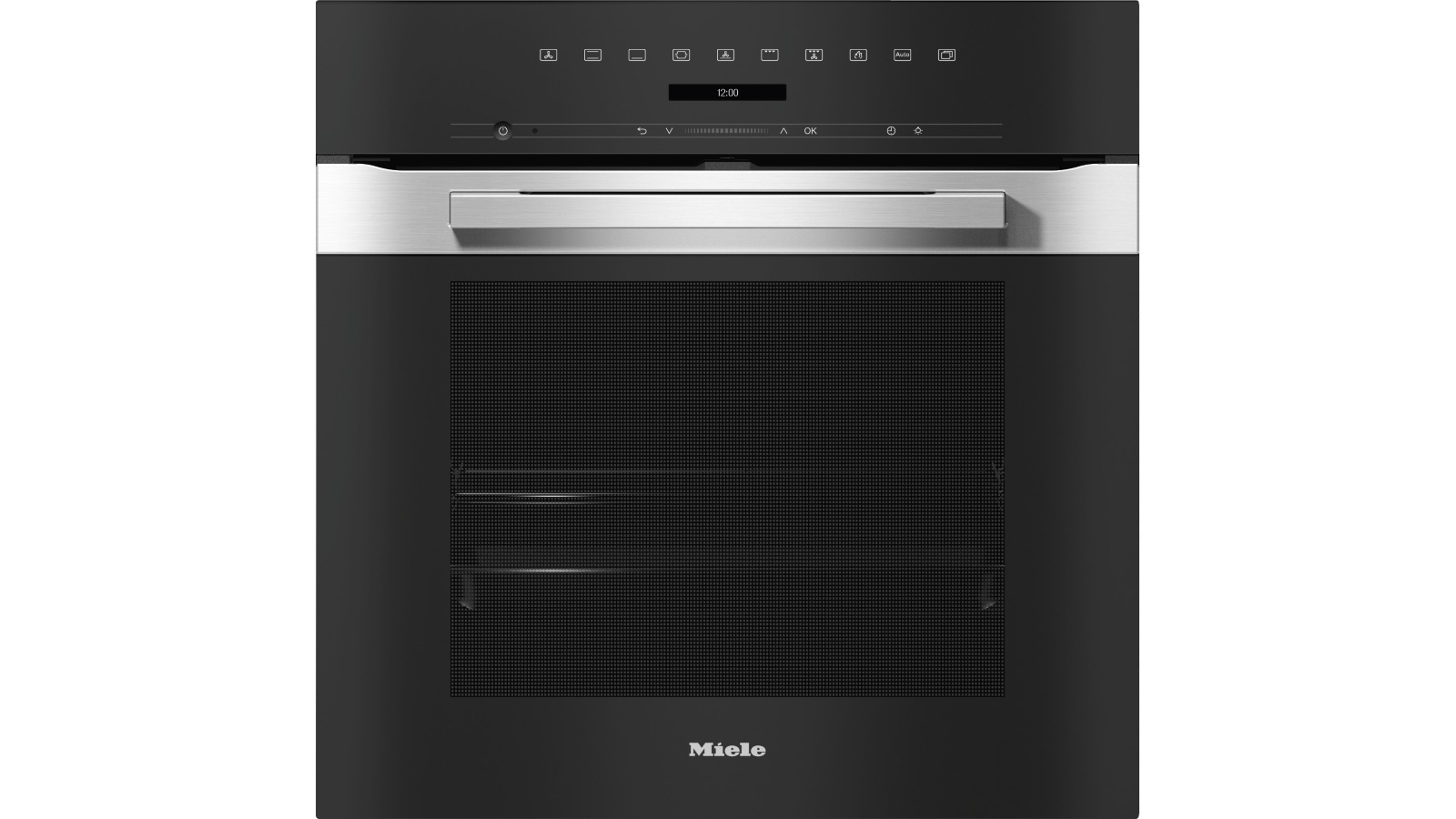 Miele H 7260 BP Pureline 600mm Pyrolytic Oven - Clean Steel | Harvey Norman