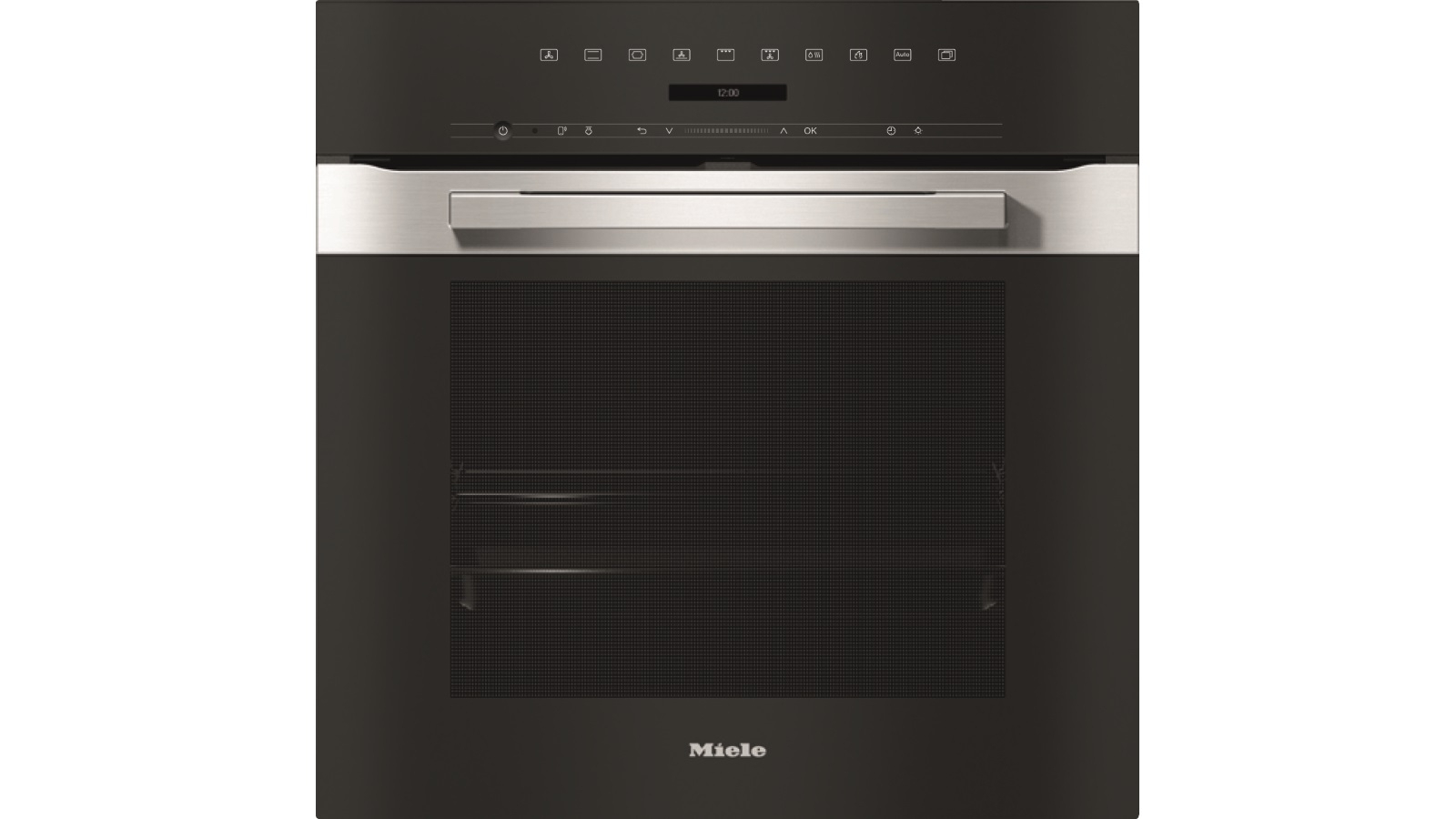 Miele H 7264 BP Pureline 600mm Pyrolytic Oven - Clean Steel