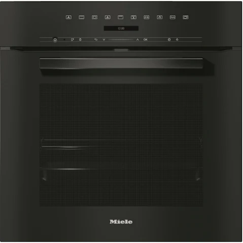Miele H 7264 BP Vitroline 600mm Pyrolytic Oven - Obsidian Black