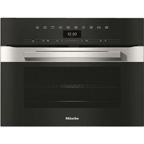 Miele H 7440 BM Pureline Speed Oven - Clean Steel