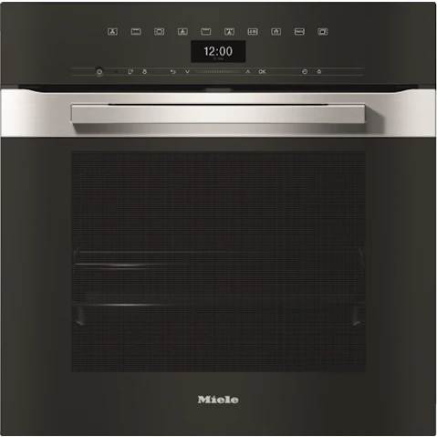 Miele H 7464 BP Pureline 600mm Pyrolytic Oven - Clean Steel