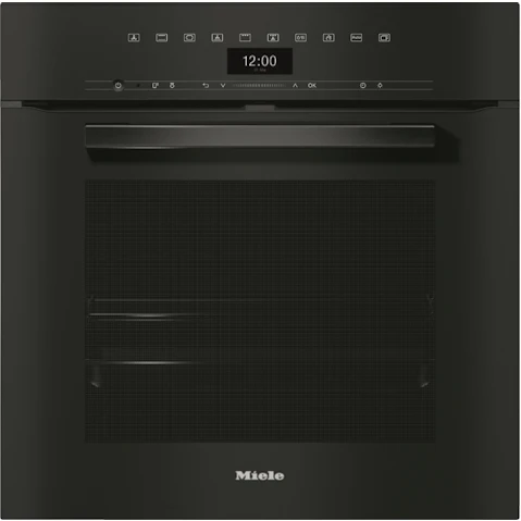 Miele H 7464 BP Vitroline 600mm Pyrolytic Oven - Obsidian Black