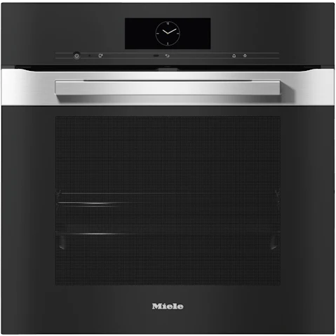 Miele H 7860 BP Pureline 600mm Pyrolytic Oven - Clean Steel