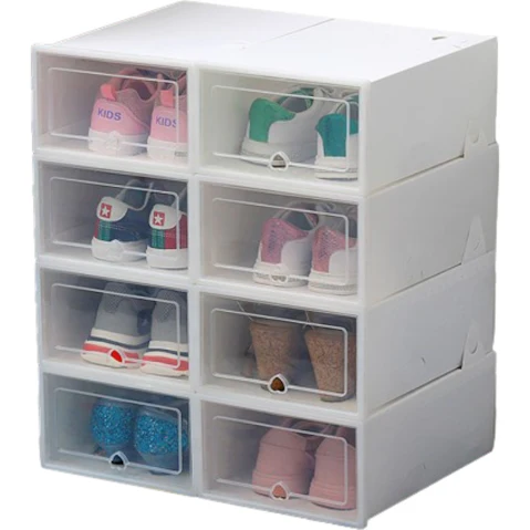 NNEOBA Transparent Shoe Storage Organizer