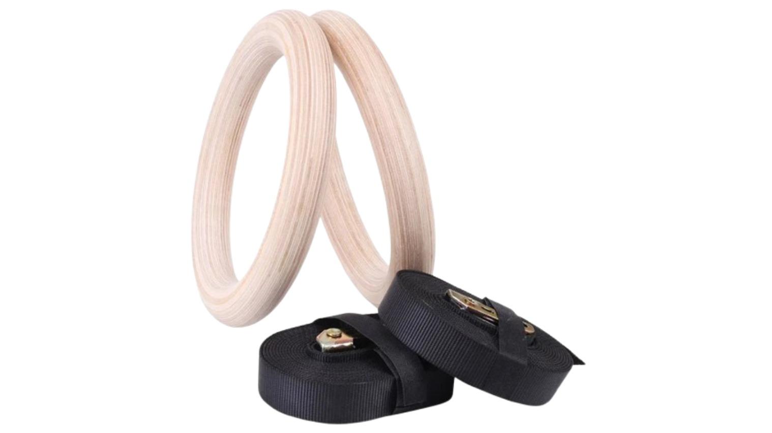 NNEOBA Sports Wood Gymnastic Ring