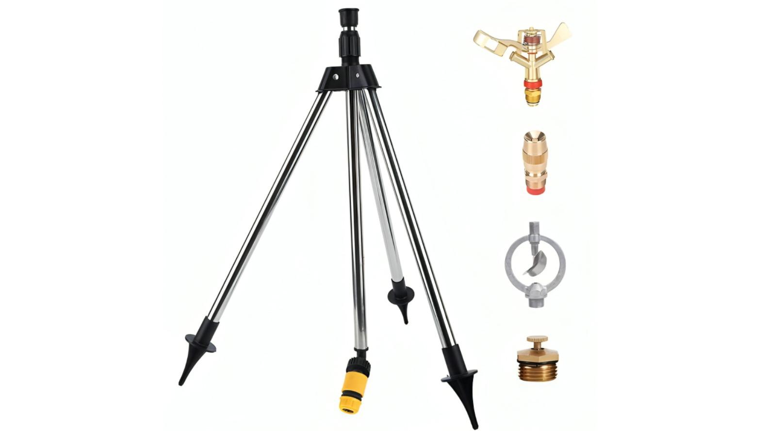 NNOBA Garden Watering Impulse Sprinkler on Tripod Base