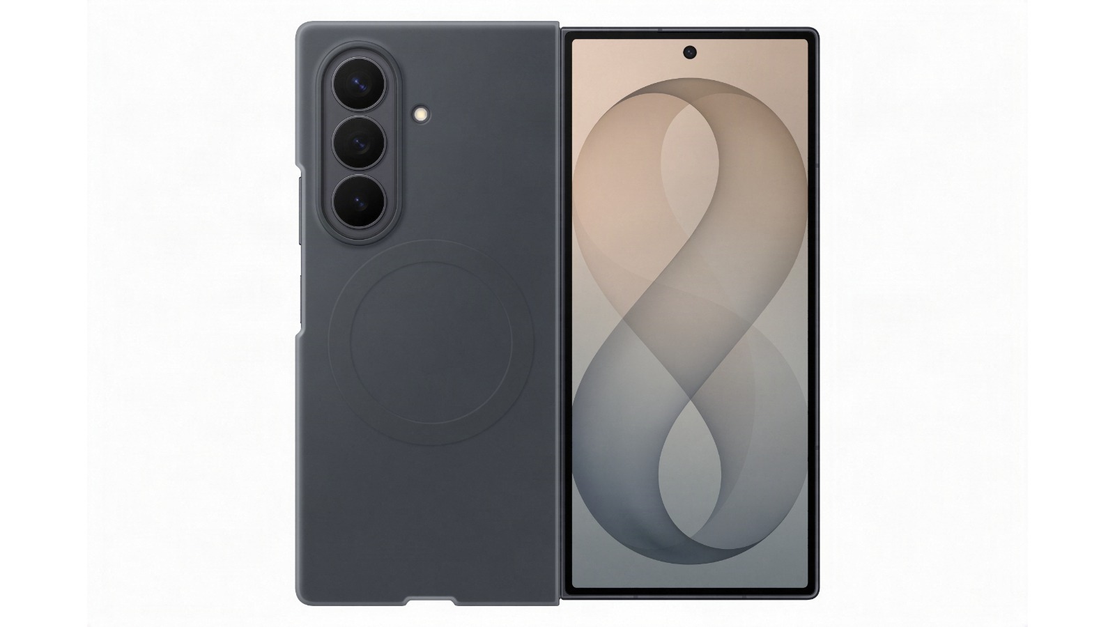 Samsung Galaxy Z Fold8 Ultra Silicone Magnet Case - Graphite