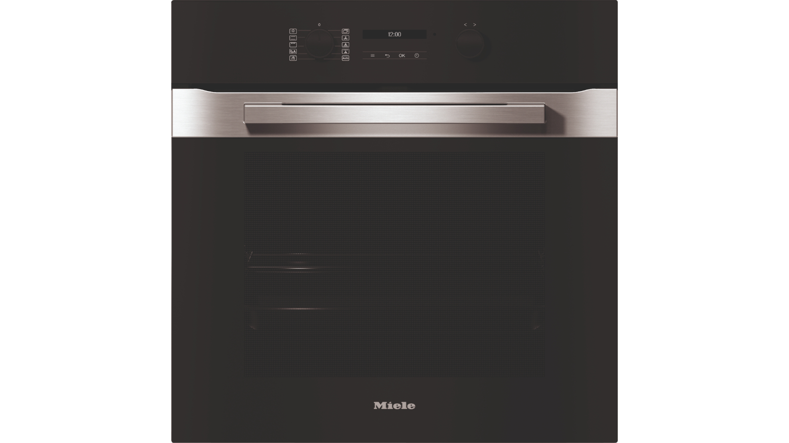 Miele H 2861 BP PureLine 600mm Built-in Pyrolytic Oven with Airfry - Clean Steel