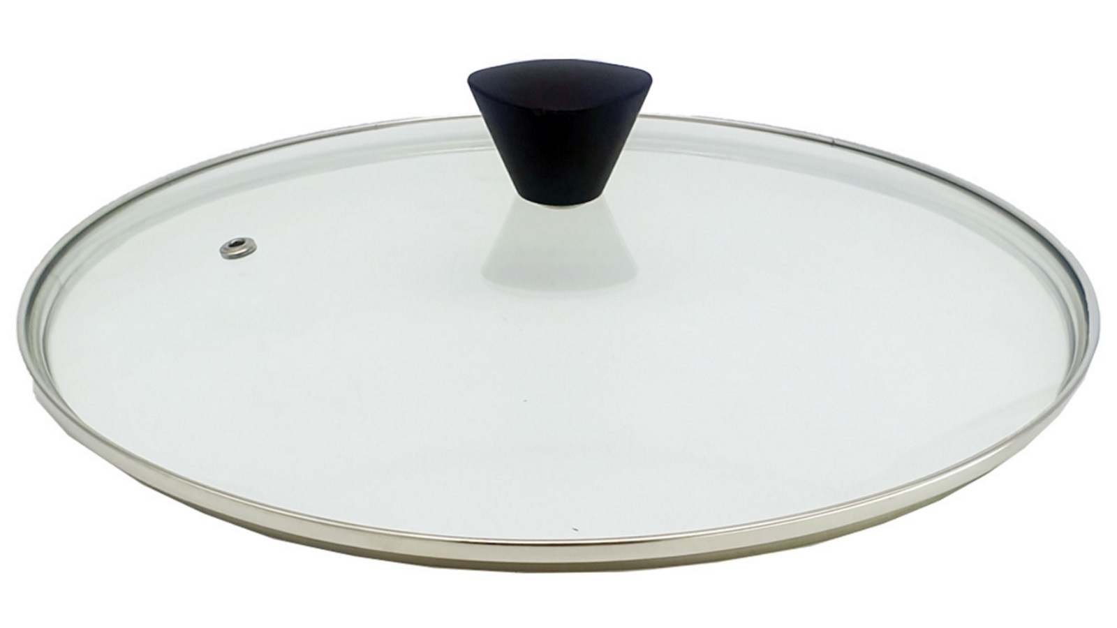 Koman Stainless Steel Glass Lid - 28cm