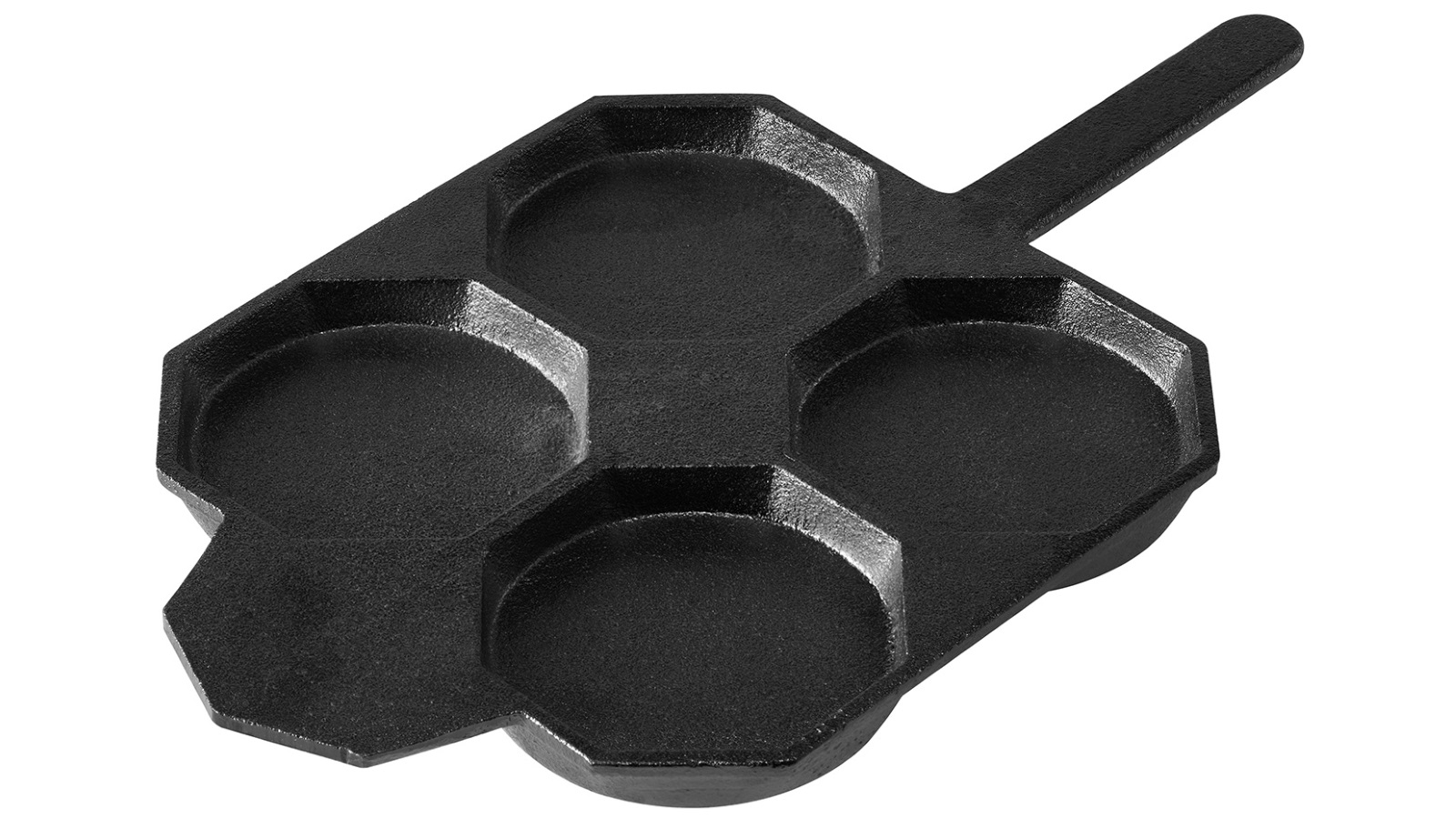 Mommy's Pot Cast-Iron Traditional Egg Pan Pre-seasoned Non-Stick - 23cm