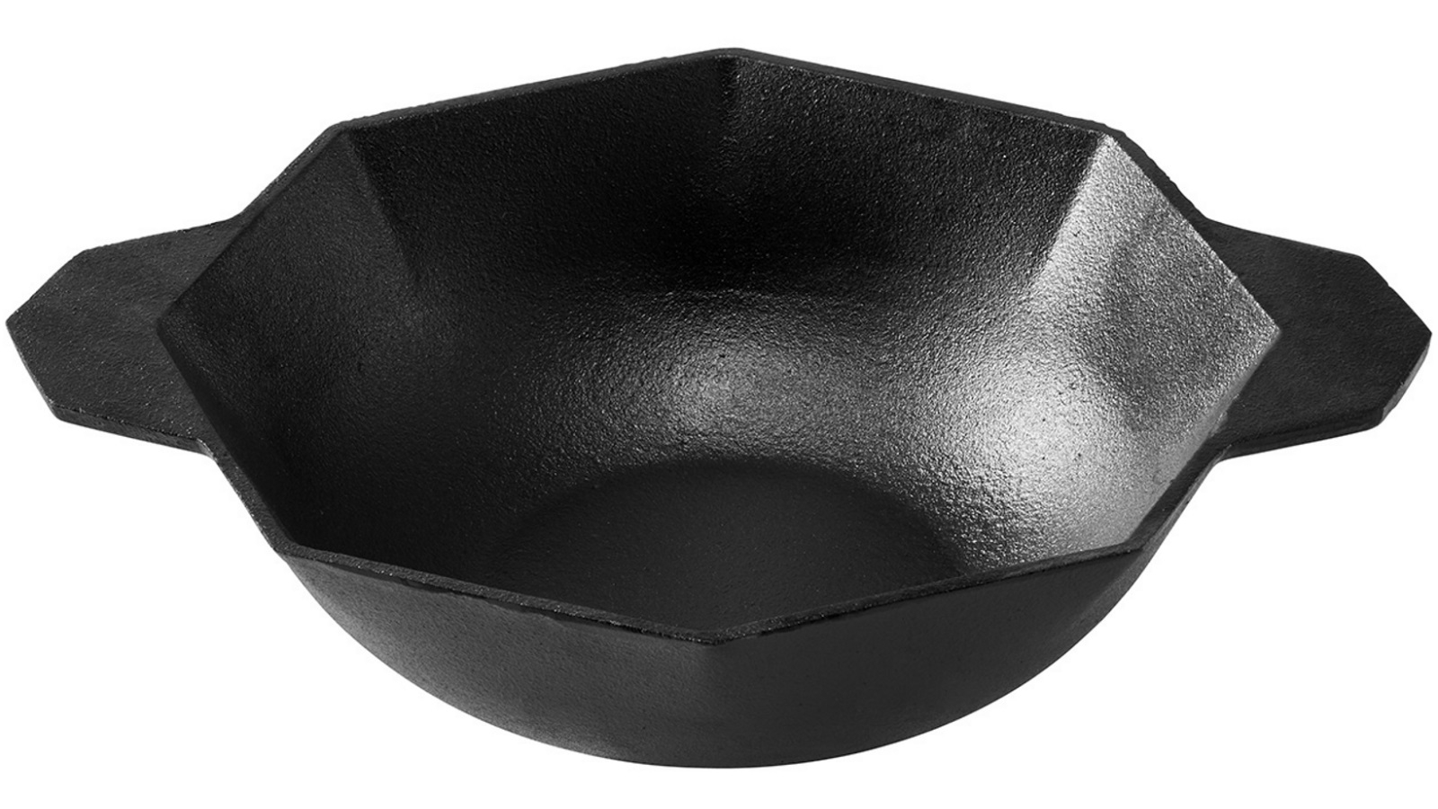 Mommy's Pot Cast-Iron Traditional Wok Pre-seasoned Non-Stick - 28cm