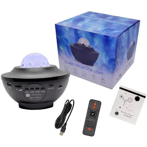 TM 3-in-1 Night Light Star Galaxy Projector with Remote Control