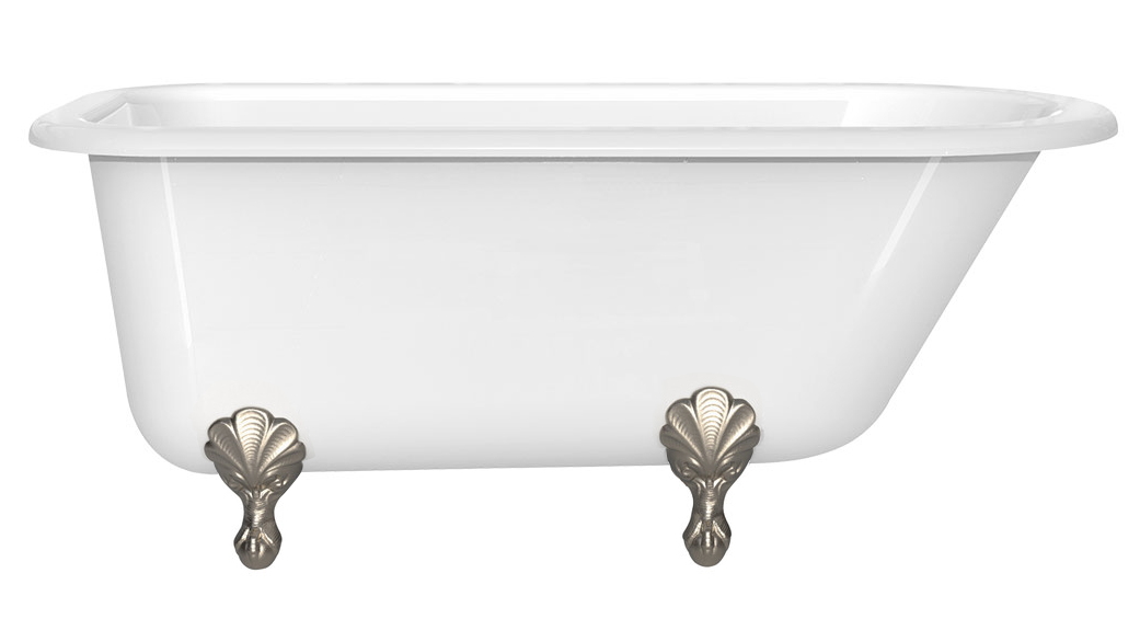 Victoria & Albert Hampshire 1500 Freestanding Bath with Brushed Nickel Feet