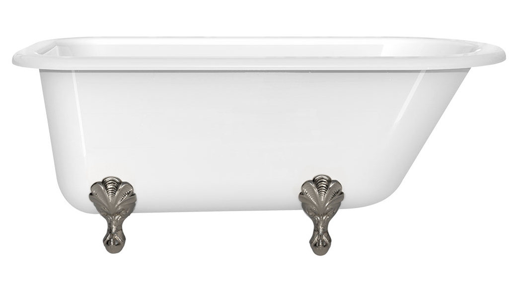 Victoria & Albert Hampshire 1500 Freestanding Bath with Polished Nickel Feet