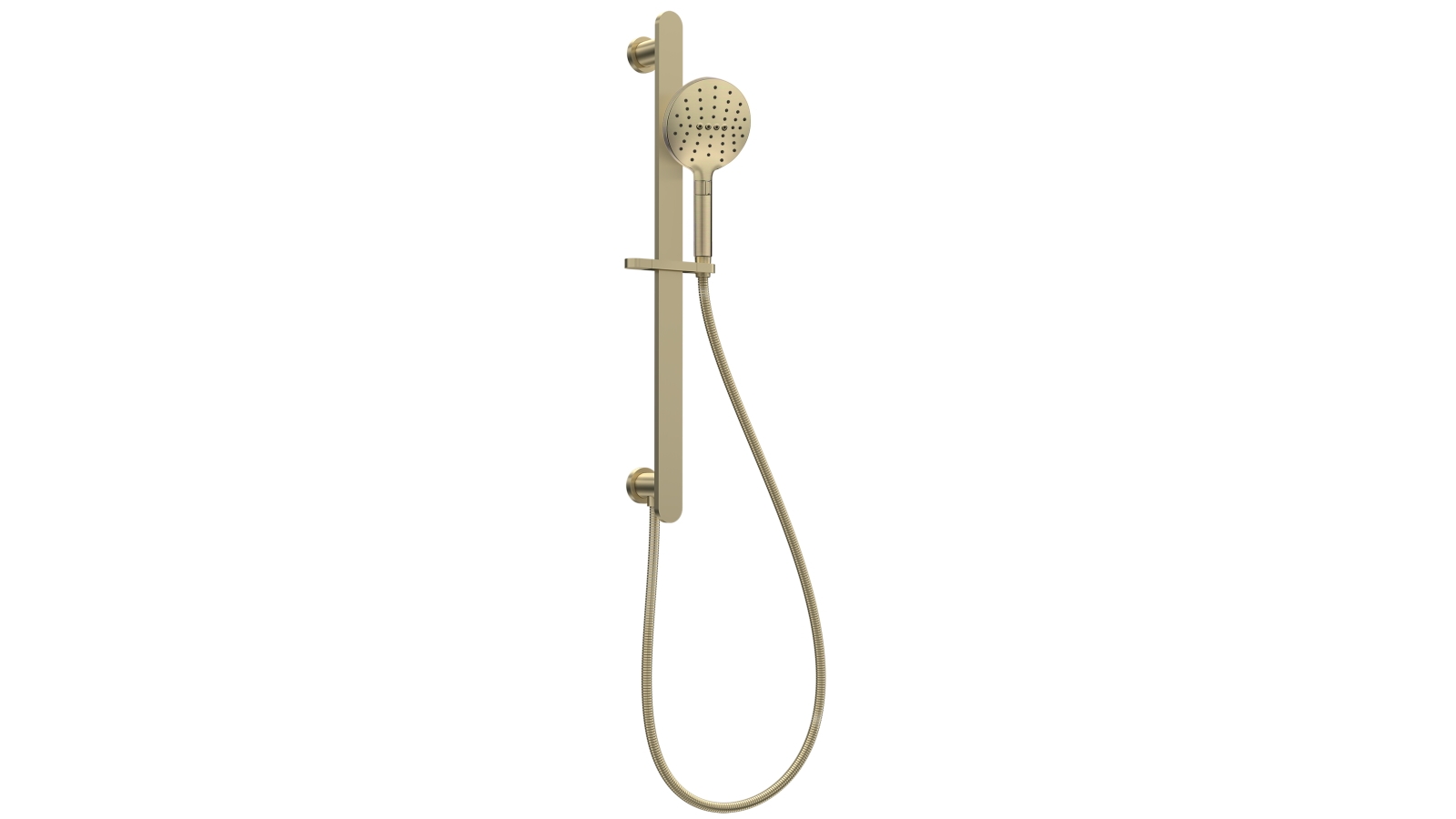 Parisi ABC II Sliding Rail with Hand Shower - Brushed Brass
