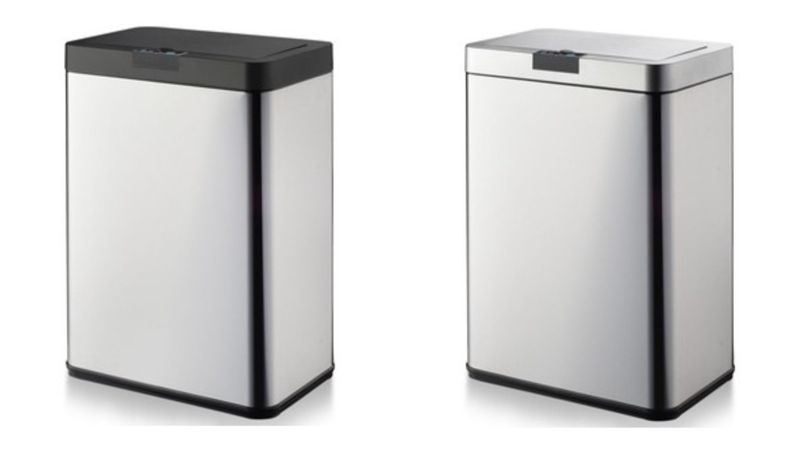 Miraklass 50Litre Wide Square Sensor Bin Harvey Norman