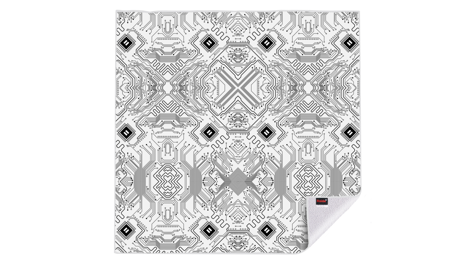 Haida Circuit Diagram Pattern Magic Self-Adhesive Versatile Wrap Cloth - 55 x 55cm