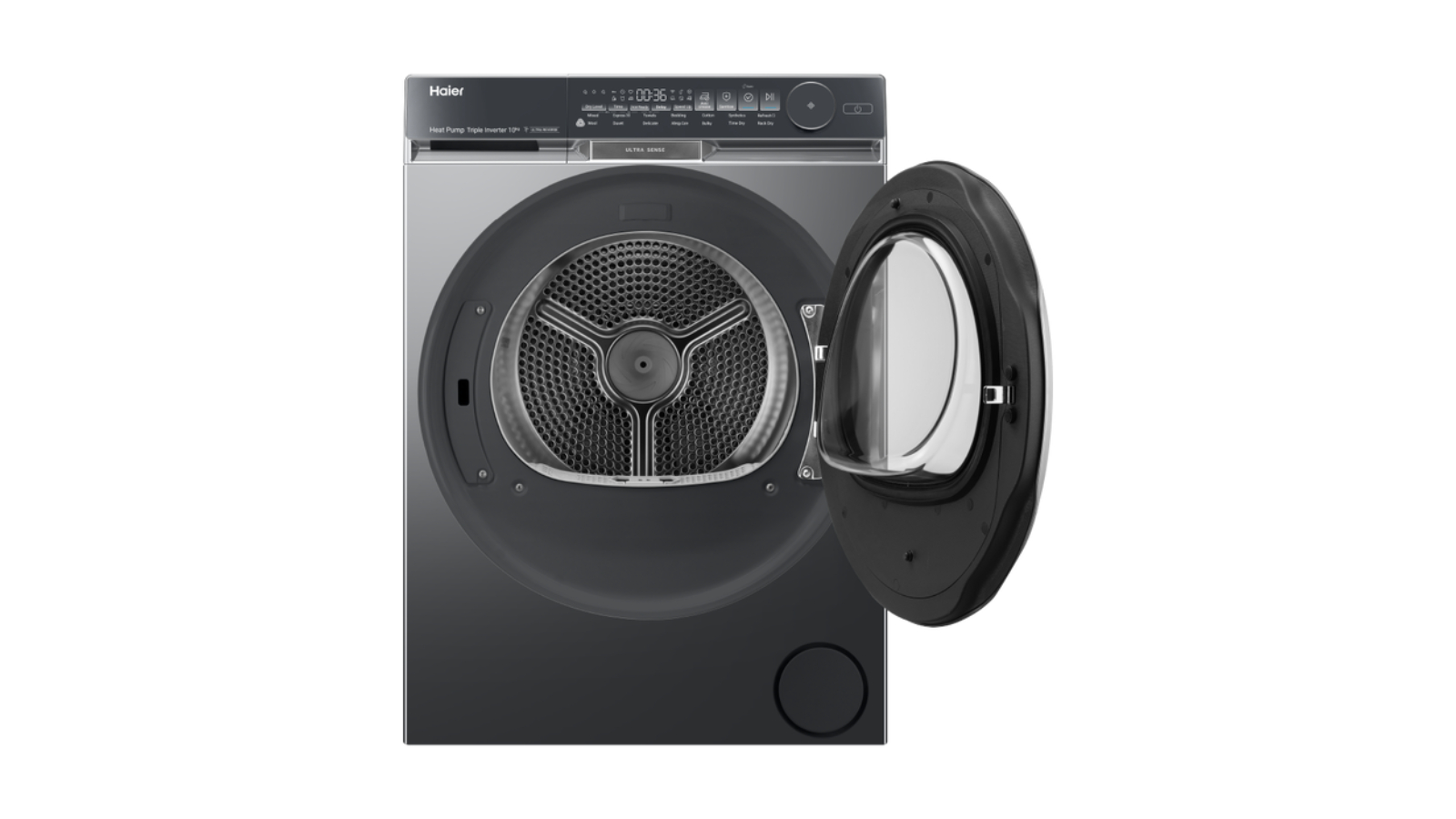 Haier 10kg 500 Series Ultra Sense Heat Pump Dryer - Dark