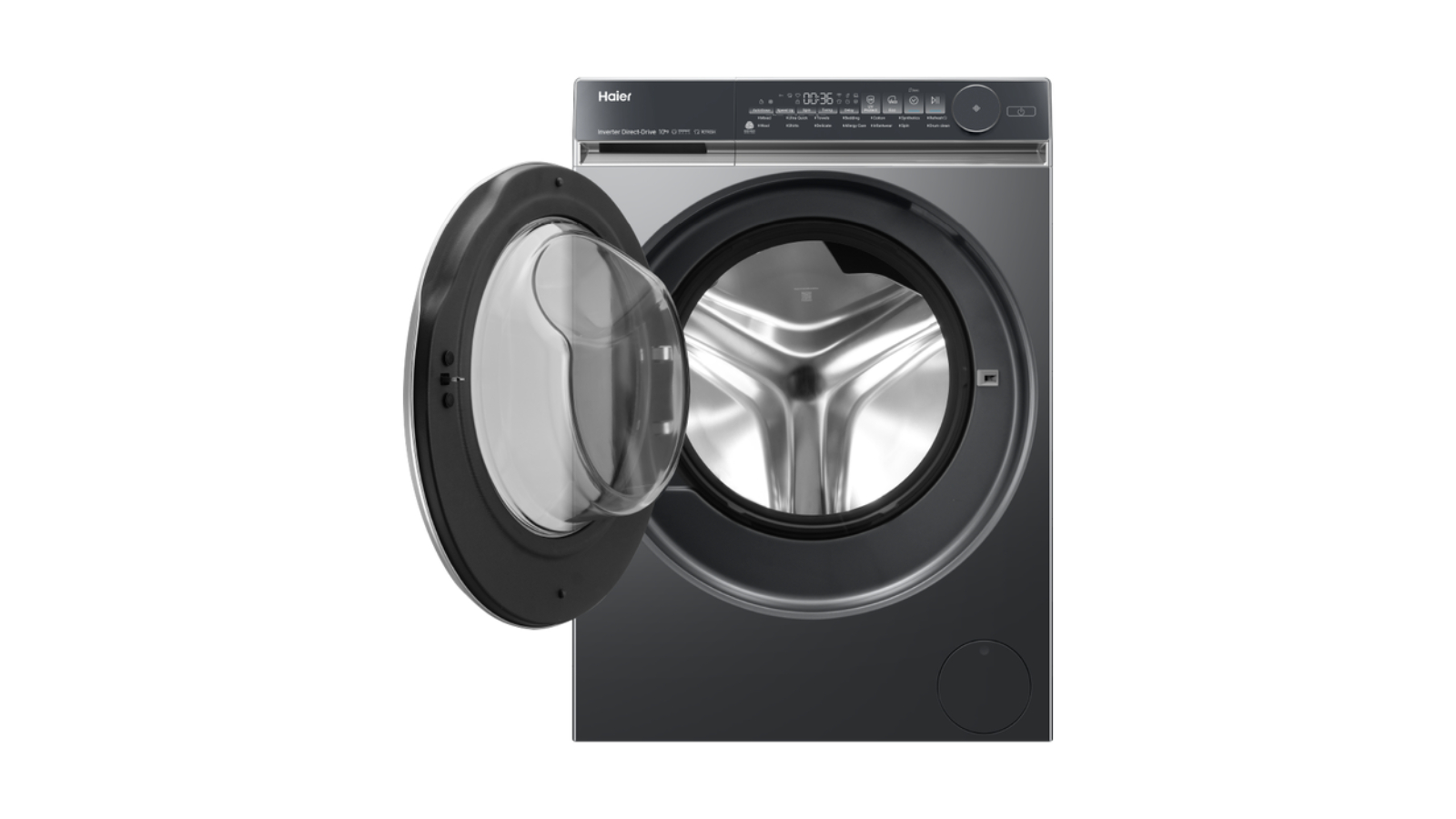 Haier 10kg 500 Series Front Load Washing Machine - Black