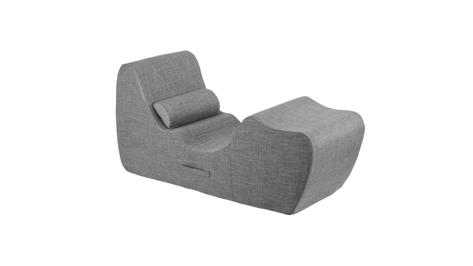 Artiss Ergonomic S-Curve Boneless Chaise Floor Lounger - Grey