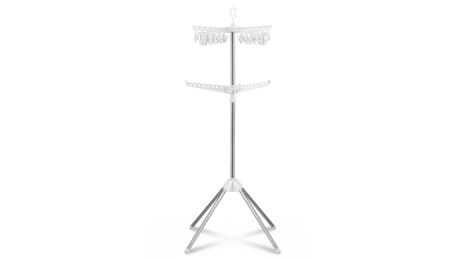 Hanger Rack Translator Artiss 2-Tier Airer Rotatable Hanger Clothes Rack | Harvey Norman