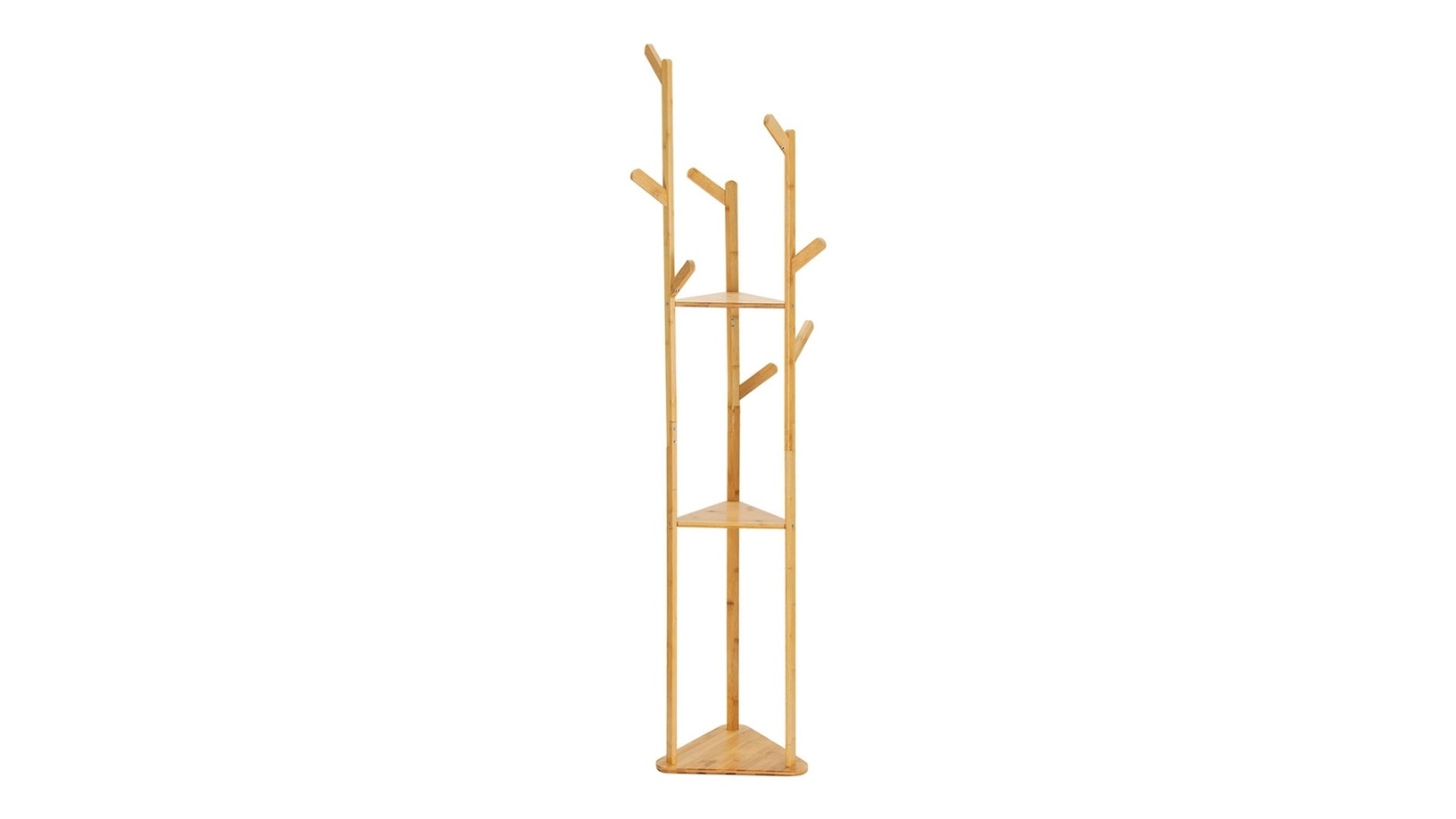 Artiss Bamboo Clothes Rack and Coat Stand with 9 Hook