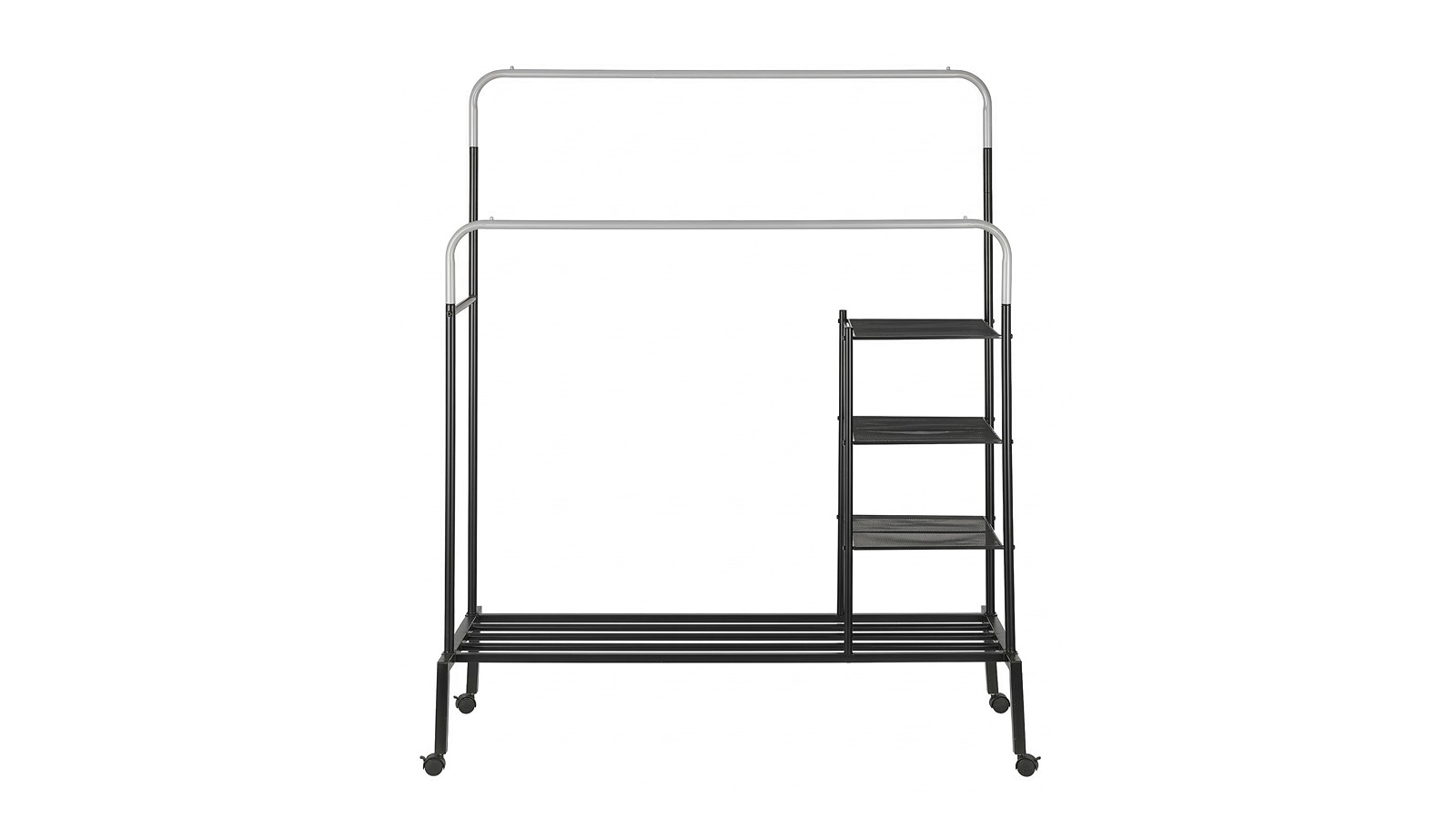 Artiss 4-in-1 Adjustable Double Rod Airer Rail Clothes Rack Stand