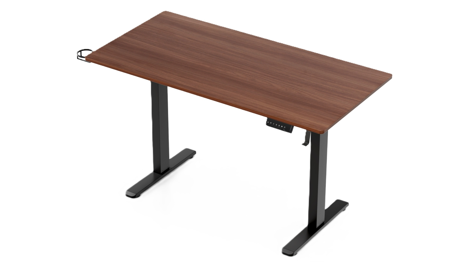 Artiss Walnut Dual Motor Electric Standing Desk - 140cm